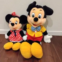 ミッキー ミニー ぬいぐるみセット　ビンテージ　レトロ