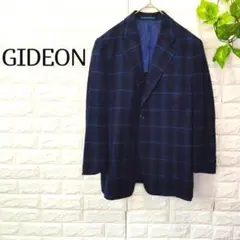 【ジデオン】訳ありダメージ多め 青 ジャケット ハンドメイド 長袖