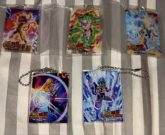 ドラゴンボールZドッカンバトル アクリルチャーム ガチャ 5種類セット