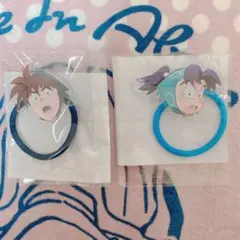 忍たま乱太郎 かおかおヘアゴム 土井先生 きり丸 2点セット