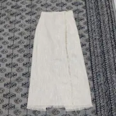 【美品】ルミエール ツイード調 ロングスカートのサムネイル