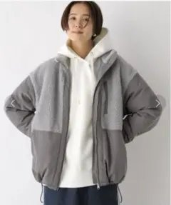 レプシィム　切り替えスタンドボアジャケット　183974