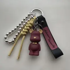 ベアチャーム キーホルダー パラコード ストラップ