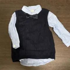 H&M フォーマル セーター ボウタイ付き 80cm