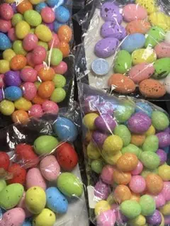 ミニチュア エッグ 묶음 판매 カラフル ラメ 卵 ハロウィン イースター