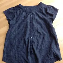 indexブラック 刺繍 半袖ブラウスのサムネイル