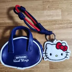 リンネル3月号　付録　ハローキティ OUTDOOR　ミニバッグ　ポーチ