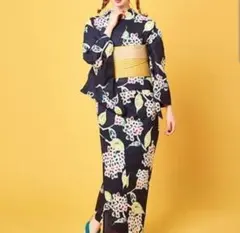 新品】kate spade kids ヴァイ二ーローズ 浴衣 140 花柄 紺 - メルカリ