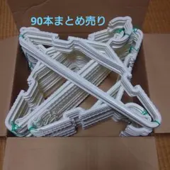 貴重 カインズホーム 衣類ハンガー90本まとめ売り ホワイト 廃盤商品のサムネイル