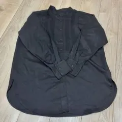 黒 長袖シャツ ブラウス　レディース