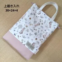 レッスンバッグ ミルキーラビット うさぎ ピンク 絵本袋 入園入学