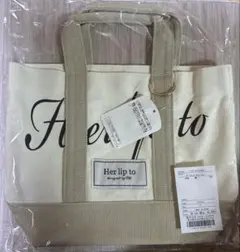 最安】herlipto HLT キャンバス トート ミニトートバック 新宿 - メルカリ