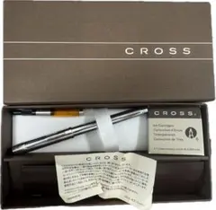 CROSS クロス 万年筆 センチュリーII クローム シルバー 箱・付属品付きのサムネイル