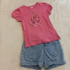 キッズTシャツ ショートパンツ セット　130cmのサムネイル