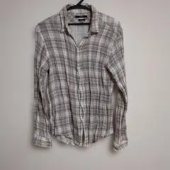 SHIPS スリムフィット チェック柄 シャツ