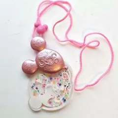 光るペンダント　ミニーマウス　ディズニーランド30周年