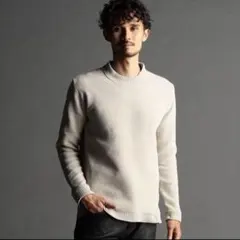 ニコル　ダブルフェイスモールモックネックニット　LLのサムネイル