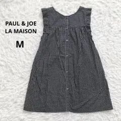 PAUL & JOE ポール&ジョー　ミニワンピース　チュニック　花柄　紺のサムネイル