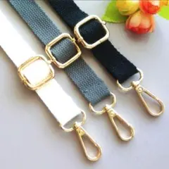 幅20mm ショルダーストラップ 紐 サコッシュ 肩紐 スマホ ゴールド