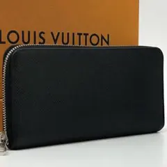 《美品》 ルイヴィトン ジッピーウォレット ヴェルティカル タイガ ブラック