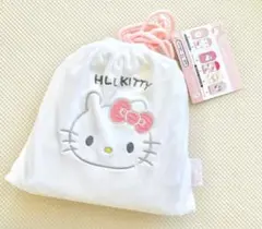 新品未開封 HELLO KITTY 靴下6足セット 巾着付き　15〜20cm