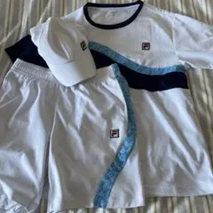 FILA スポーツウェア Tシャツ ショートパンツ セットM帽子テニスウェア