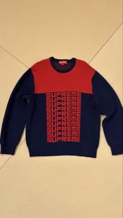 Supreme ニット セーター ネイビー レッド Sサイズのサムネイル