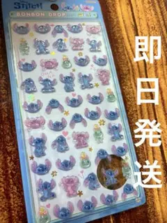 スティッチ　ボンボンドロップシールミニ