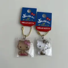 ぷっくりったい ハローキティ プチデザイン キーホルダー 2個セット