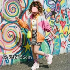 90s ellesse エレッセ ナイロンジャケット パステルカラー Y2K Lのサムネイル