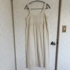 earth　music＆ecologyキャミワンピース アイボリー　レース