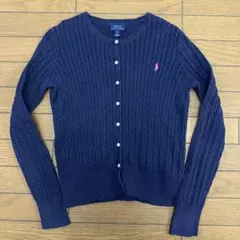 Polo Ralph Lauren ケーブルカーディガン 160 ネイビー