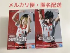 ハイキュー！！　ポージングフィギュア　孤爪研磨　黒尾鉄朗　セカンドユニフォーム