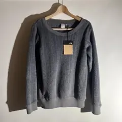 THE NORTH FACE グレー クルーネック フリース プルオーバー