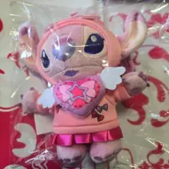 ハッピーくじ　スティッチ　B賞　ぬいぐるみチャーム　エンジェル