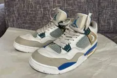 Nike Air Jordan 4 Retro ミリタリーブルー スニーカーのサムネイル