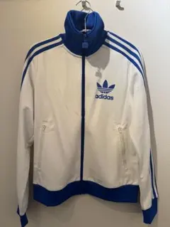 【新品未使用タグ付き】adidas ジャージセット S.M ホワイト/ブルー