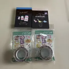 ポケモン マスキングロールシール B 9柄入✖️2 メモ帳2冊