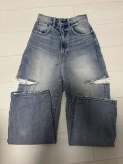 MOUSSY サイドカットデニム