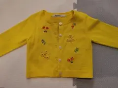 familiar 花刺繍 カーディガン　90サイズ