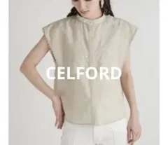 CELFORD Vネックギャザートップス　36 セルフォードCELFORD Vネックギャザートップス36 - メルカリ