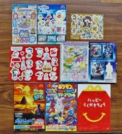 シール、漫画、マクドナルドのオマケ等/妖怪ウォッチ、ポケモン、他8点セット