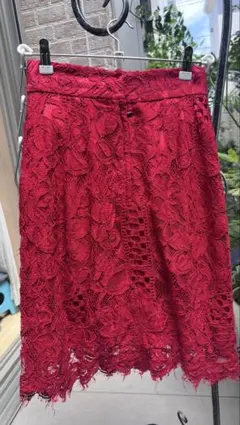 Dolce & Gabbana 赤 レーススカートのサムネイル