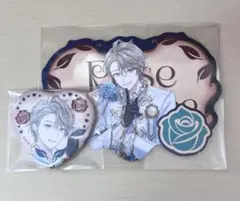 甲斐田晴 バレンタイン 缶バッジ 特典カード Rose Valentine