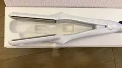 【美品】絹女 KINUJOストレートヘアアイロン　LM225ホワイト一回のみ使用