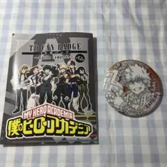 ヒロアカ TD缶バッジ Battle Complete 爆豪