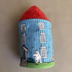 ムーミン ファスナー付き ハウス型 ポーチ ペンケース 小物入れ MOOMIN