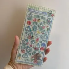 サンリオ ボンボンドロップシール ハンギョドン 立体シール うるちゅる ぷくぷく