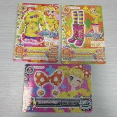 アイカツ トレーディングカード 3枚セット