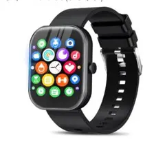 スマートウォッチ 最強モデル　 iPhone アンドロイド対応 腕時計　黒